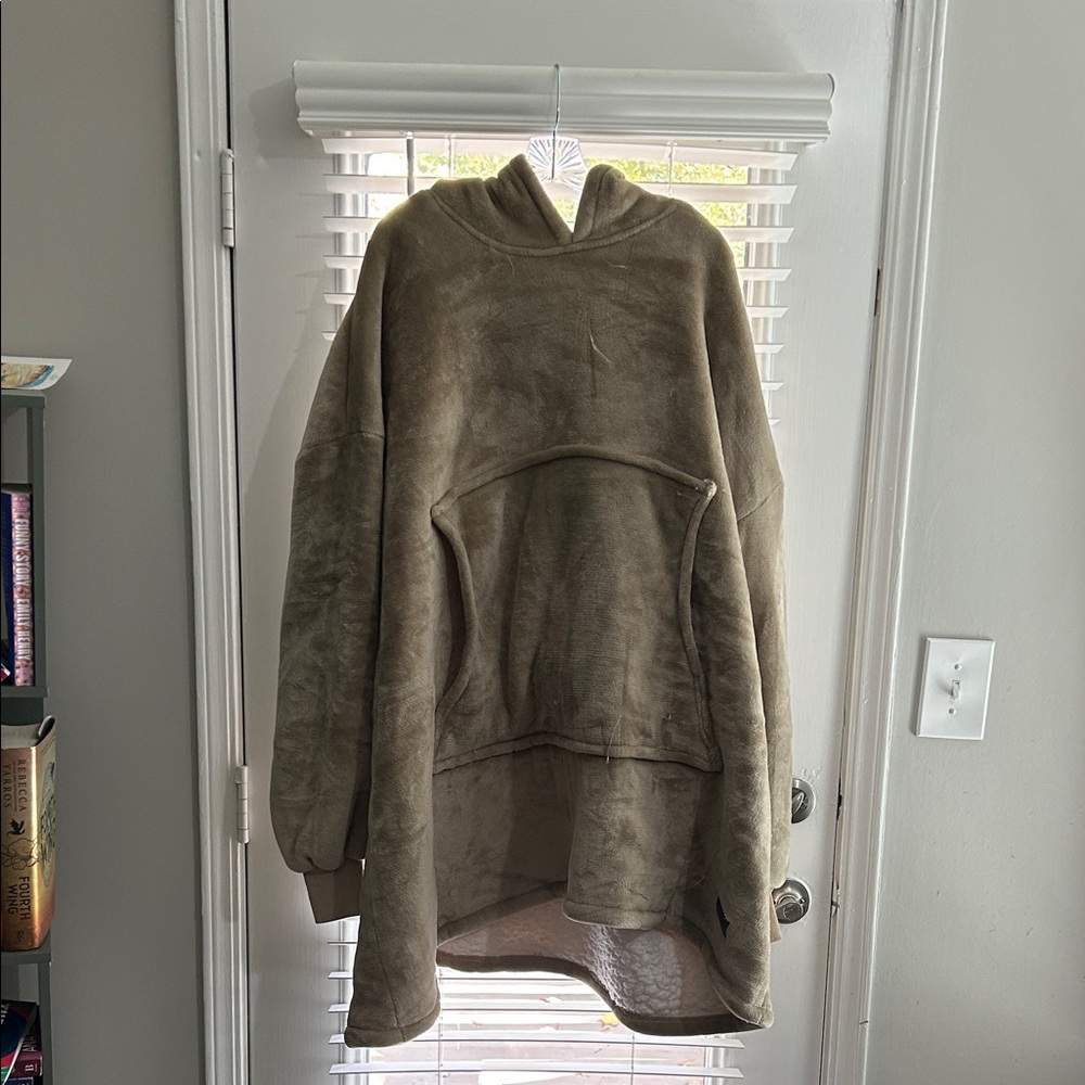 Cozy Tan Oversized Hoodie